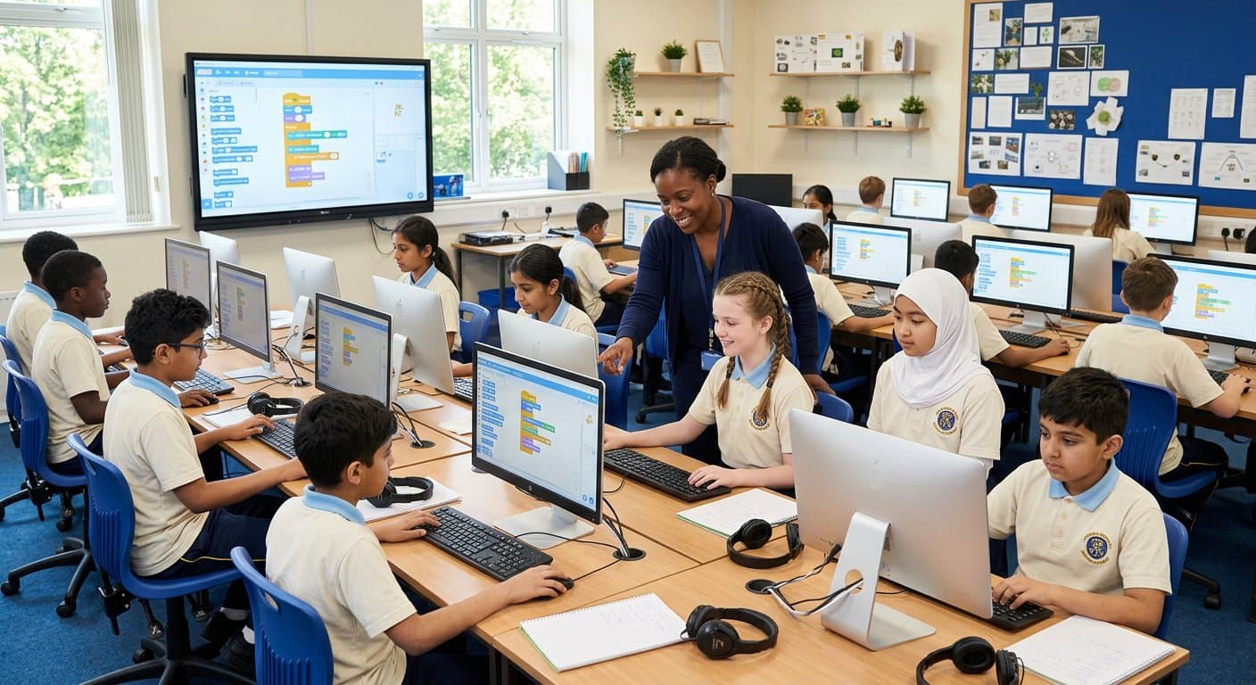 Computer lab, 34 workstations